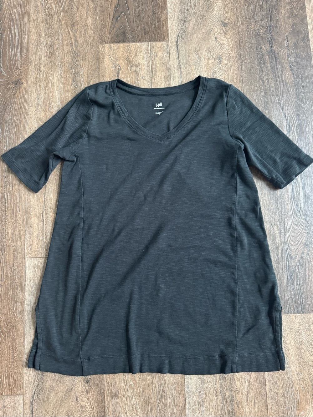 J. Jill Black Pima Cotton Tunic Top Women’s Size Small